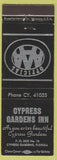 Matchbook Cover - Cypress Gardens Inn FL