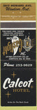 Matchbook Cover - Calcot Hotel Gaslight Room Windsor ON