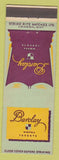 Matchbook Cover - Barclay Hotel Toronto ON