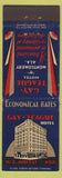 Matchbook Cover - Gay Teague Hotel Montgomery AL