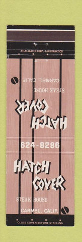 Matchbook Cover - Hatch Cover Steak House Carmel CA