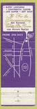 Matchbook Cover - Pike's Verdugo Oaks Glendale CA WEAR