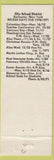 Matchbook Cover - Jean Crapsey Republican School Board election Rochester NY