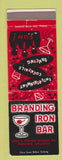 Matchbook Cover - Branding Iron Bar Phoenix AZ