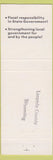 Matchbook Cover - Ellen Crowley House of Representatives Laramie County WY