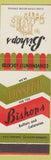 Matchbook Cover - Brishops Buffets Cafeteria IA NE IL Chain