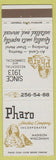 Matchbook Cover - Pharo Heating Madison WI