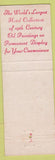 Matchbook Cover - Hotel Pfister Milwaukee WI