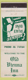 Matchbook Cover - Old Vienna Inn