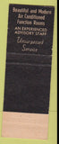 Matchbook Cover - Gold Coast Hotels Chicago IL Eastgate Croydon ST Clair