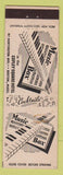 Matchbook Cover - Music Box Copley Square Boston MA