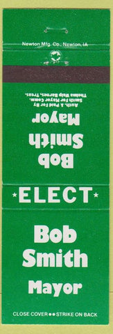 Matchbook Cover - Bob Smith Mayor election