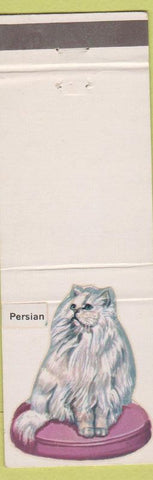 Matchbook Cover - Persian Cat Custom Stickers