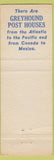 Matchbook Cover - Greyhound Bpost House CHAIN