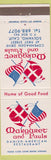 Matchbook Cover - Margaret and Pauls Solvang CA Danish
