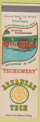 Matchbook Cover - Arkansas Tech Russellville AR