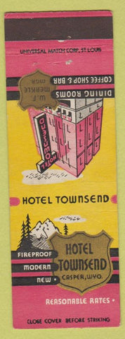 Matchbook Cover - Hotel Townsend Casper WY