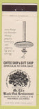 Matchbook Cover - Mr Ed's Black Oak Restaurant Paso Robles CA