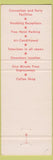 Matchbook Cover - Hotel Wisconsin Milwaukee WI Silver Platter