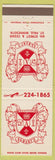 Matchbook Cover - Albert's St Paul MN #2