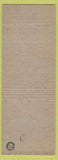 Matchbook Cover - North Winnipeg COOP oil gas Empire Hotel MB green