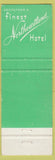 Matchbook Cover - Northeastland Hotel Presque Isle ME WEAR