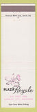Matchbook Cover - Plaza Royale Kansas City MO Orchid