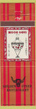 Matchbook Cover - Golden Steer Restaurant Kent WA
