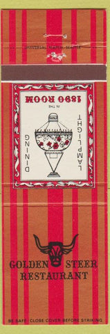 Matchbook Cover - Golden Steer Restaurant Kent WA