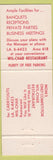 Matchbook Cover - Wil Char Restaurant Breese IL