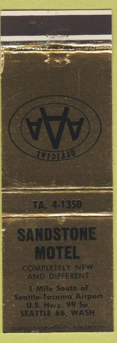 Matchbook Cover - Sandstone Motel Seattle WA