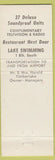 Matchbook Cover - Sandstone Motel Seattle WA