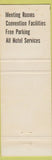 Matchbook Cover - Pan American Motel New Orleans LA