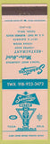 Matchbook Cover - Saratoga Motel Tulsa OK Route 66