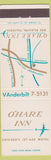Matchbook Cover - O'Hare Inn Chicago IL airport Des Plaines IL