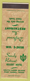 Matchbook Cover - Sandy Retreat Resort Hotel Port Isabel TX #1