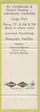 Matchbook Cover - Gateway Motor Inn New Castle DE