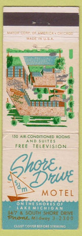 Matchbook Cover - Shore Drive Motel Chicago IL