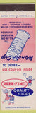 Matchbook Cover - Pleezing Quality Foods Wonder Cup Measuring Chicago IL