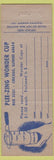 Matchbook Cover - Pleezing Quality Foods Wonder Cup Measuring Chicago IL