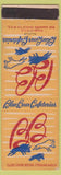 Matchbook Cover - Blue Boar Cafeterias  Memphis Louisville Nashville WEAR