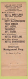 Matchbook Cover - Cloister Inn Tavern Chicago IL deco