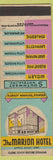 Matchbook Cover - Marion Hotel Little Rock AR