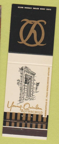 Matchbook Cover - Young Quinlan Rothschild Minneapolis St Paul MN
