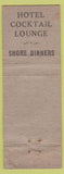 Matchbook Cover - Testa's Hotel rEstaurants Palm Beach FL WORN