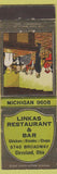 Matchbook Cover - Linkas Restaurant Cleveland OH