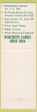Matchbook Cover - Como Inn Chicago IL Italian