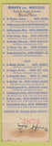 Matchbook Cover - Thomas Nelson Hotel Norfolk VA