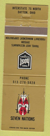 Matchbook Cover - Seven Nations Dayton OH