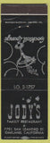 Matchbook Cover - Jody's Family Restaurant Oakland CA